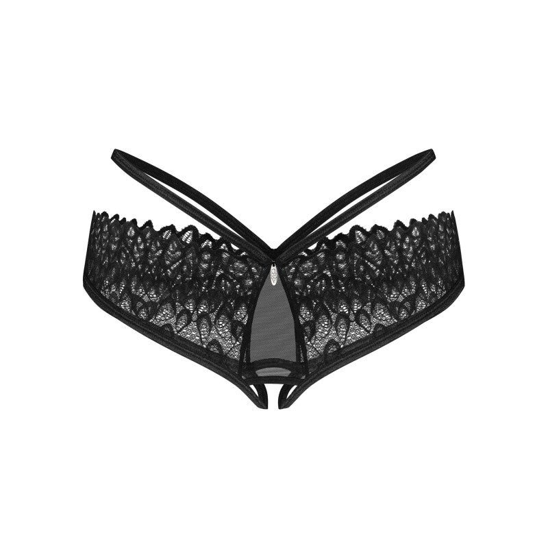 OBSESSIVE Donarella culotte ouverte - Noire NP