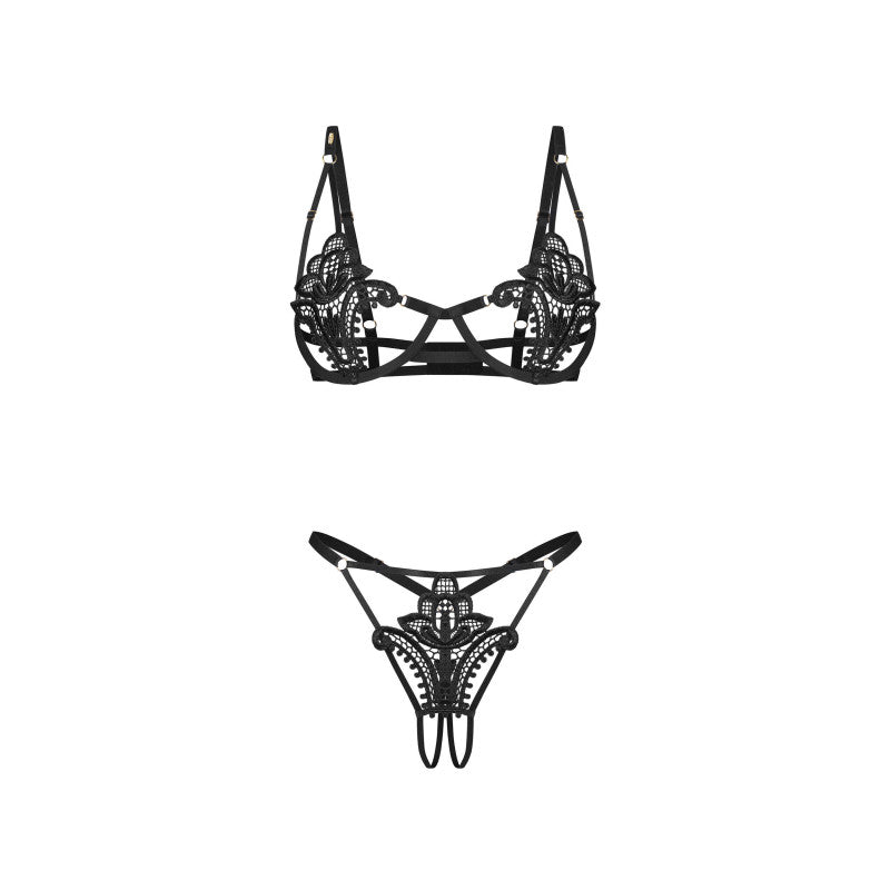 Ensemble lingerie 2 pièces Luise Sublim Noir