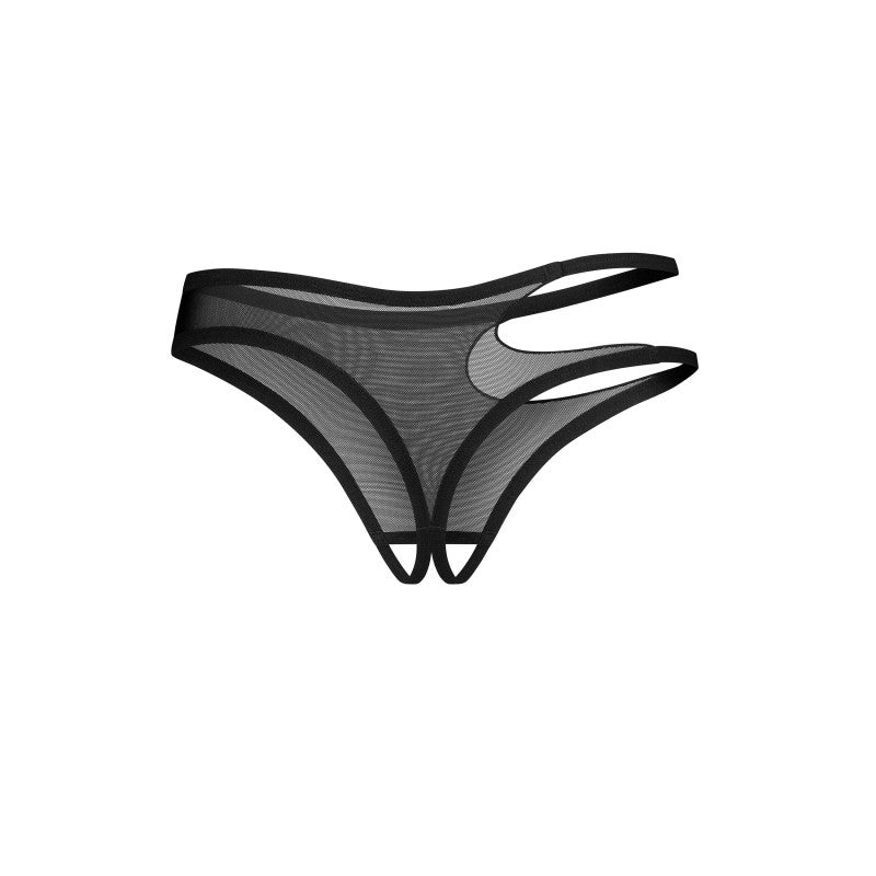 OBSESSIVE Saturis string ouvert noir